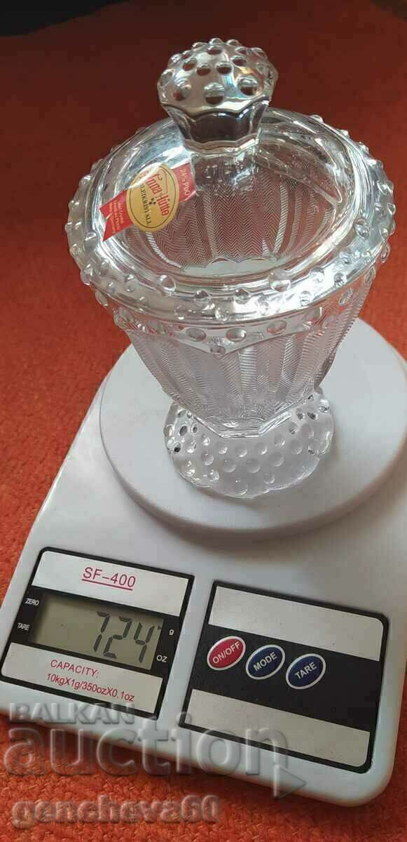 Delivery of Anna Hutte crystal sugar bowl