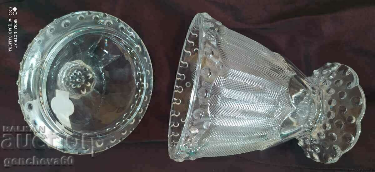 Anna Hutte crystal sugar bowl - 5