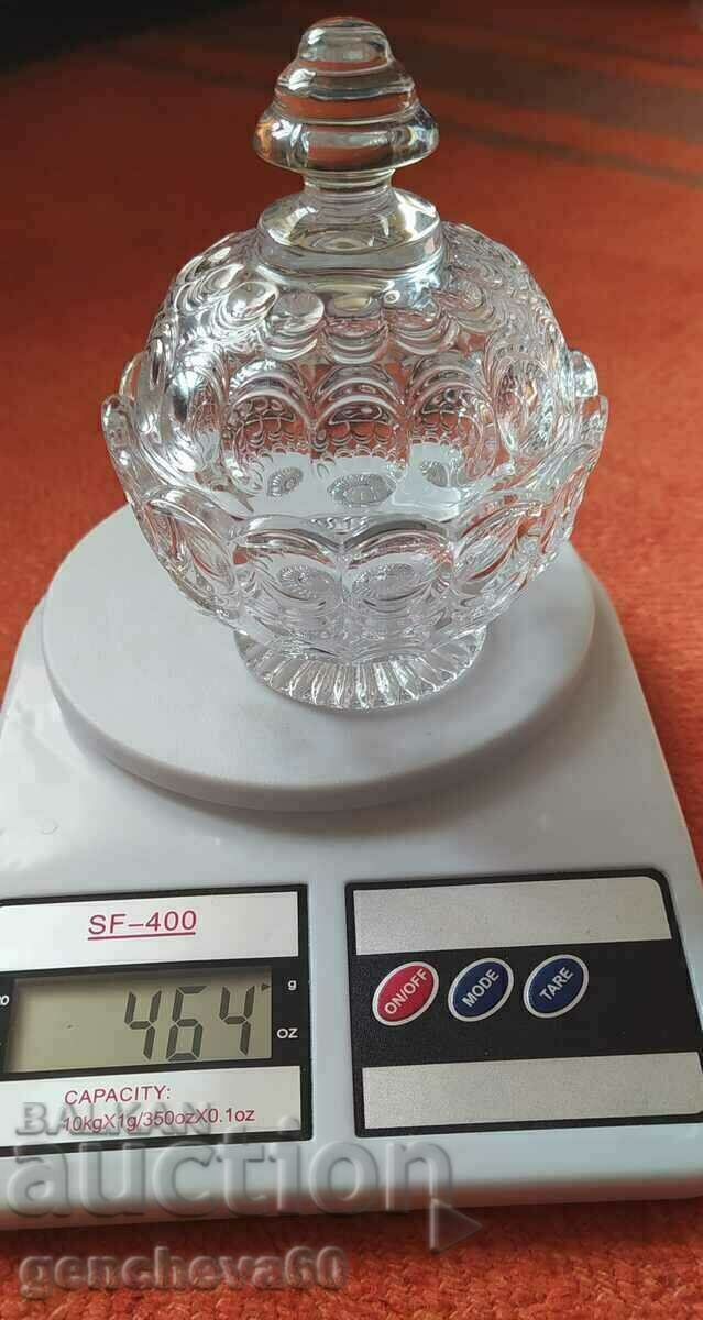 Beautiful crystal candy box with lid - 6 Beautiful crystal candy box with lid - 6