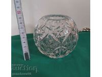 Винтидж кристална ваза/топка