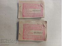 Old travel tickets