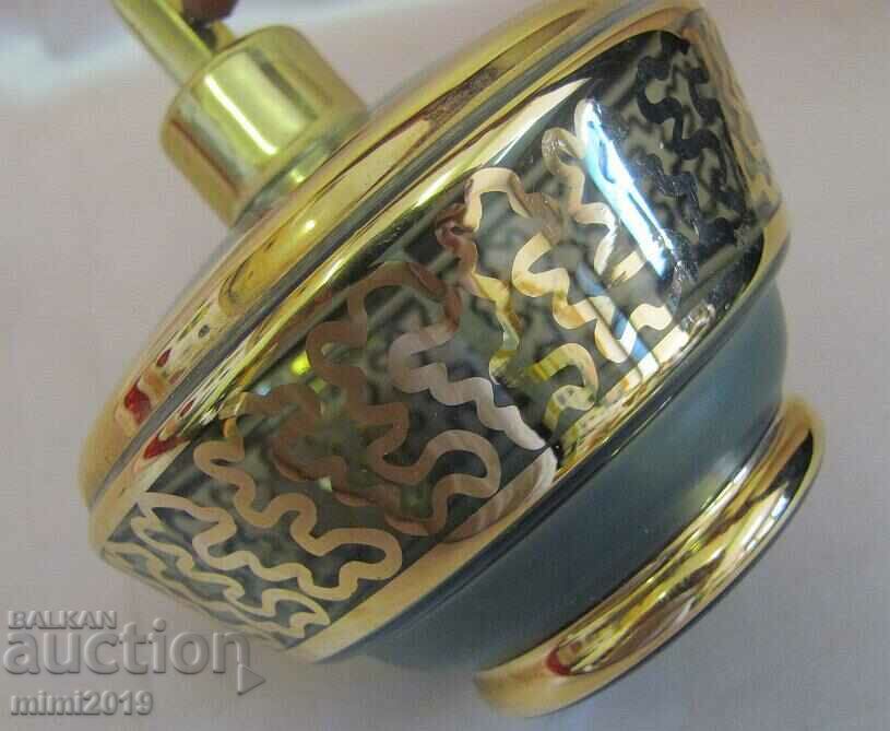 70's Vintich Gilded Glass Perfume Bottle - 6 70's Vintich Gilded Glass Perfume Bottle - 6
