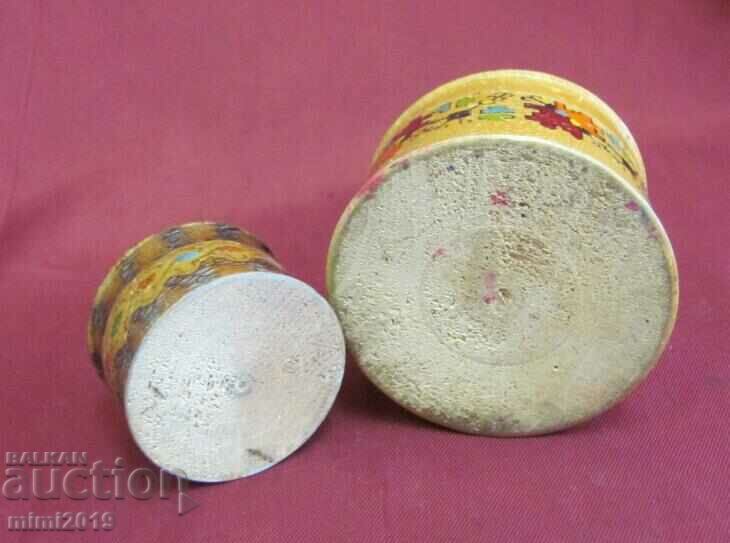 19th century Wooden Powder Boxes 2 pcs. - 7 19th century Wooden Powder Boxes 2 pcs. - 7