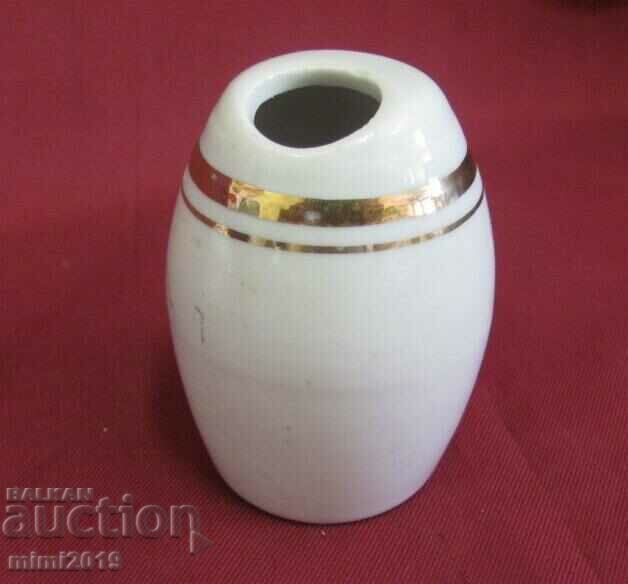 Vintich Russian Porcelain Inkwells Marked 3 pcs. - 7 Vintich Russian Porcelain Inkwells Marked 3 pcs. - 7