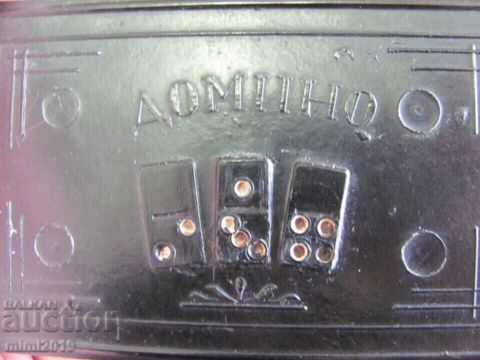 Vintich Bakelite Mini Dominoes for Play - 6 Vintich Bakelite Mini Dominoes for Play - 6