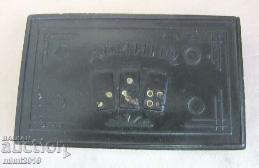 Vintich Bakelite Mini Dominoes for Play - 7 Vintich Bakelite Mini Dominoes for Play - 7