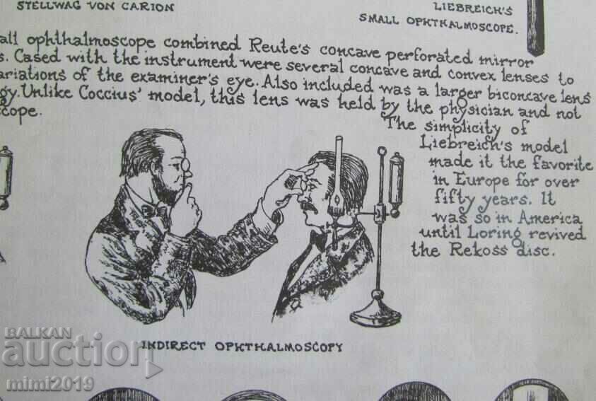 Oftalmoscop cu dispozitiv medical antic din secolul al XIX-lea cu preț 95.00 BGN | € 48.57 Oftalmoscop cu dispozitiv medical antic din secolul al XIX-lea cu preț 95.00 BGN | € 48.57