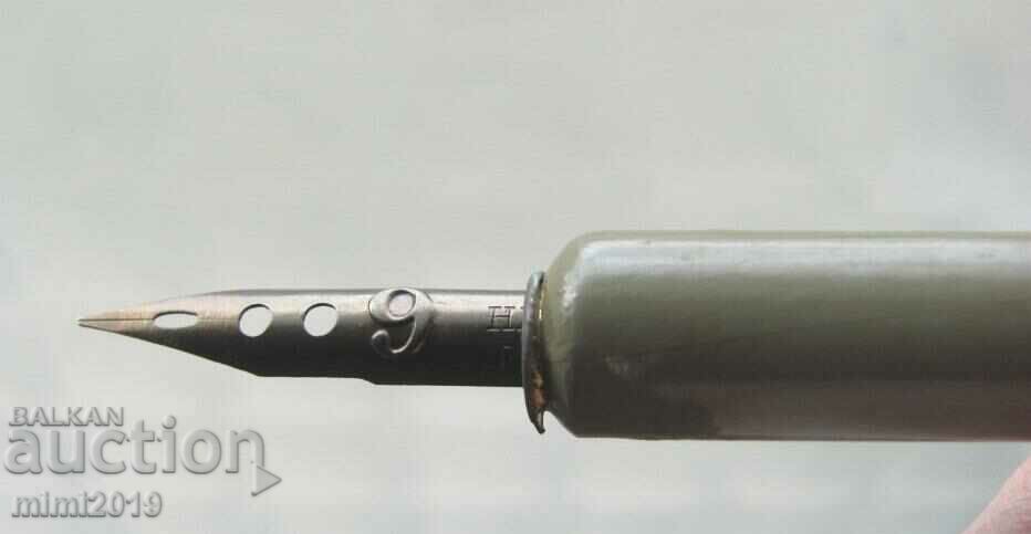 Vintich Wooden Pen Holder with Bakelite Desk Stand - 5 Vintich Wooden Pen Holder with Bakelite Desk Stand - 5