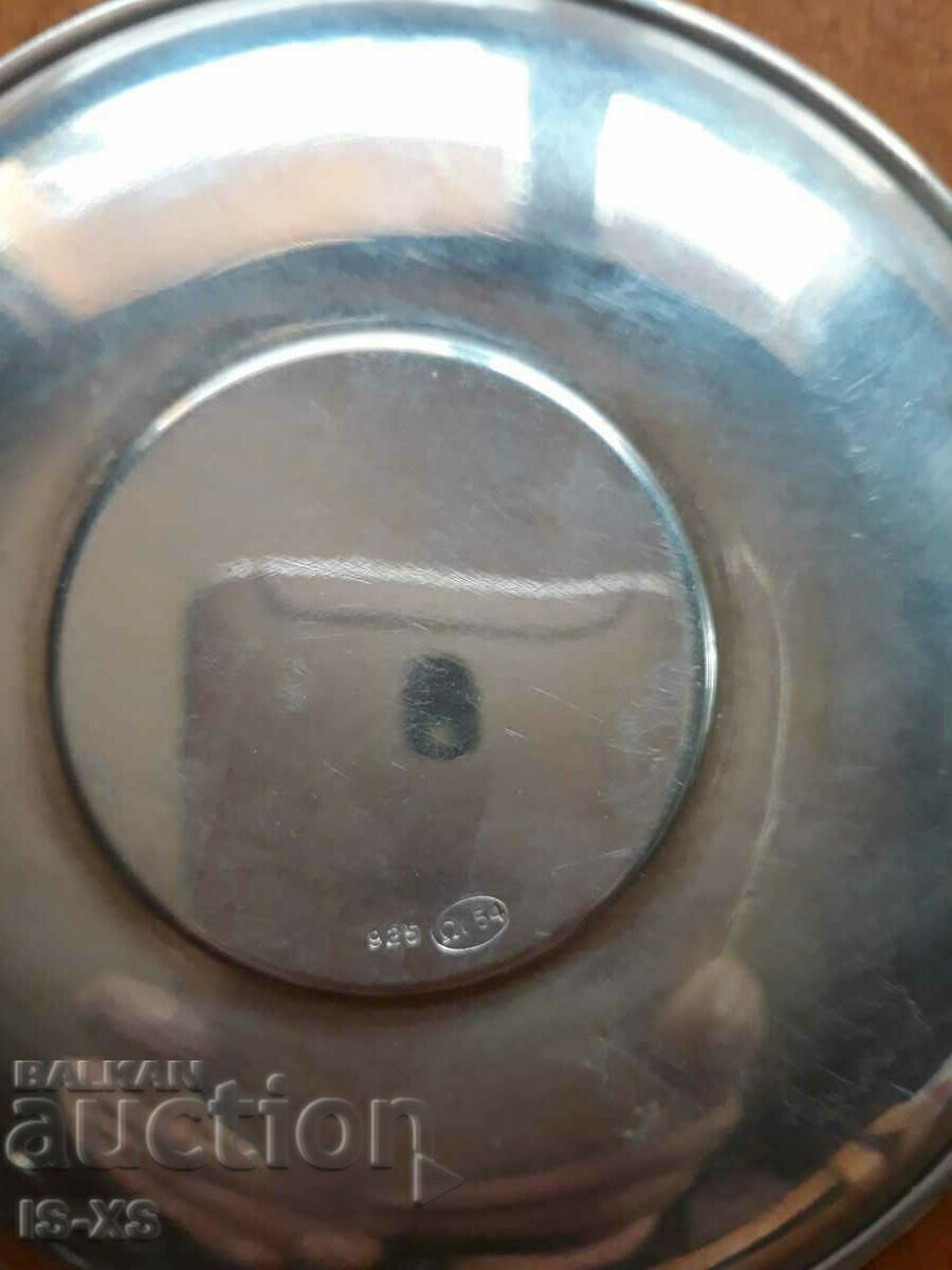 Auction Plate silver 925 63g. Auction Plate silver 925 63g.