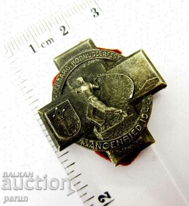 SPORTS FESTIVAL IN WANGERIDE SWITZERLAND-1948-RARE SIGN with price 9.99 BGN | € 5.11 SPORTS FESTIVAL IN WANGERIDE SWITZERLAND-1948-RARE SIGN with price 9.99 BGN | € 5.11