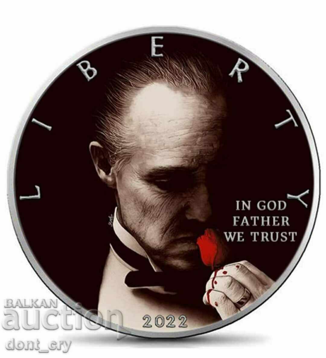 Silver 1 Oz The Godfather 2022 USA Silver Eagle
