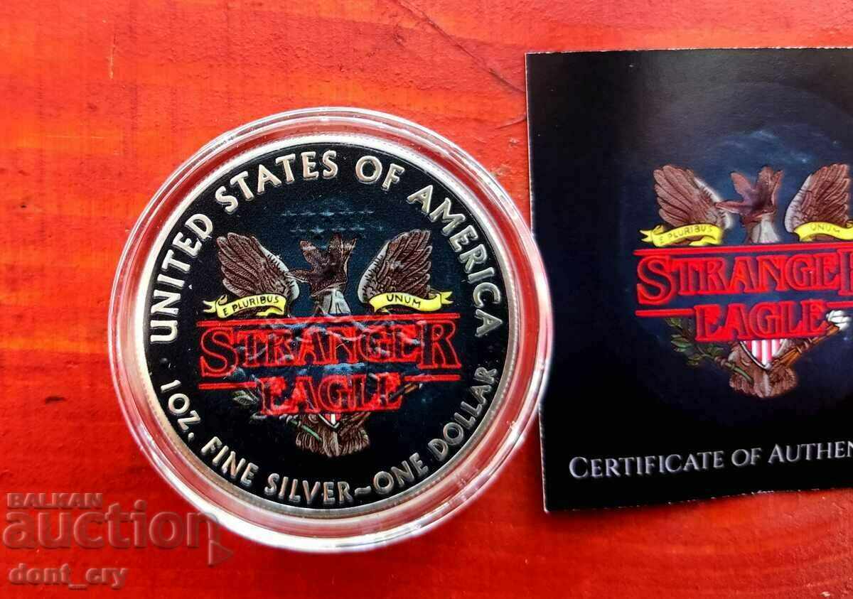 Silver 1 Oz Silver Eagle Color 2019 USA with price 170.00 BGN | € 86.92 Silver 1 Oz Silver Eagle Color 2019 USA with price 170.00 BGN | € 86.92