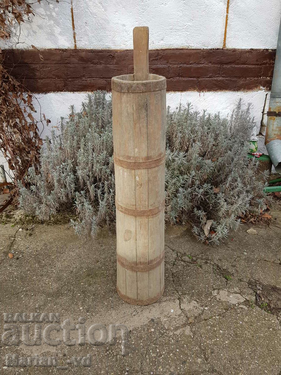 Old wooden butter churn with price 50.00 BGN | € 25.56 Old wooden butter churn with price 50.00 BGN | € 25.56