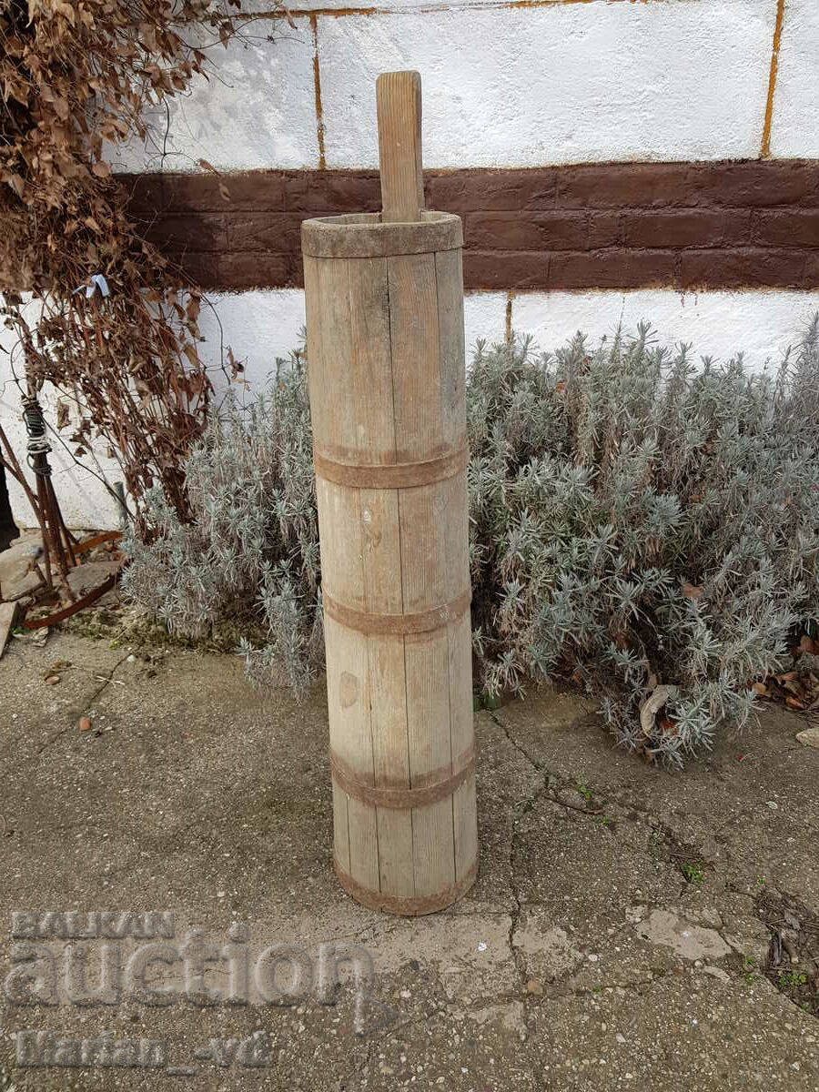 Delivery of Old wooden butter churn Delivery of Old wooden butter churn