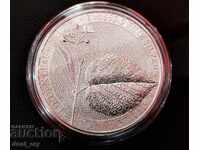 Argint 1 oz Frunza de tei 5 Marci 2022 Germania monet