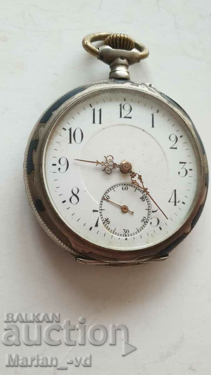 Silver pocket watch Avance Retard - 7 Silver pocket watch Avance Retard - 7