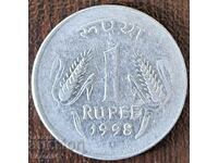 1 Rupee 1998, India