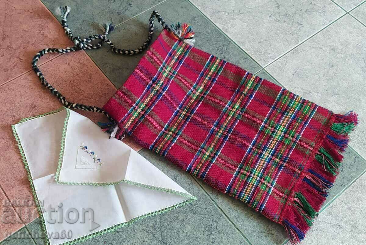 Shepherd's bag and dance handkerchief with embroidery - 5 Shepherd's bag and dance handkerchief with embroidery - 5