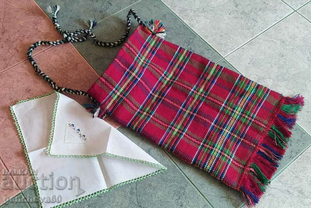 Geanta de cioban si batista de dans cu broderie - 5