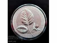 Silver 1 oz Beech Leaf 5 Marks 2023 Germania mint