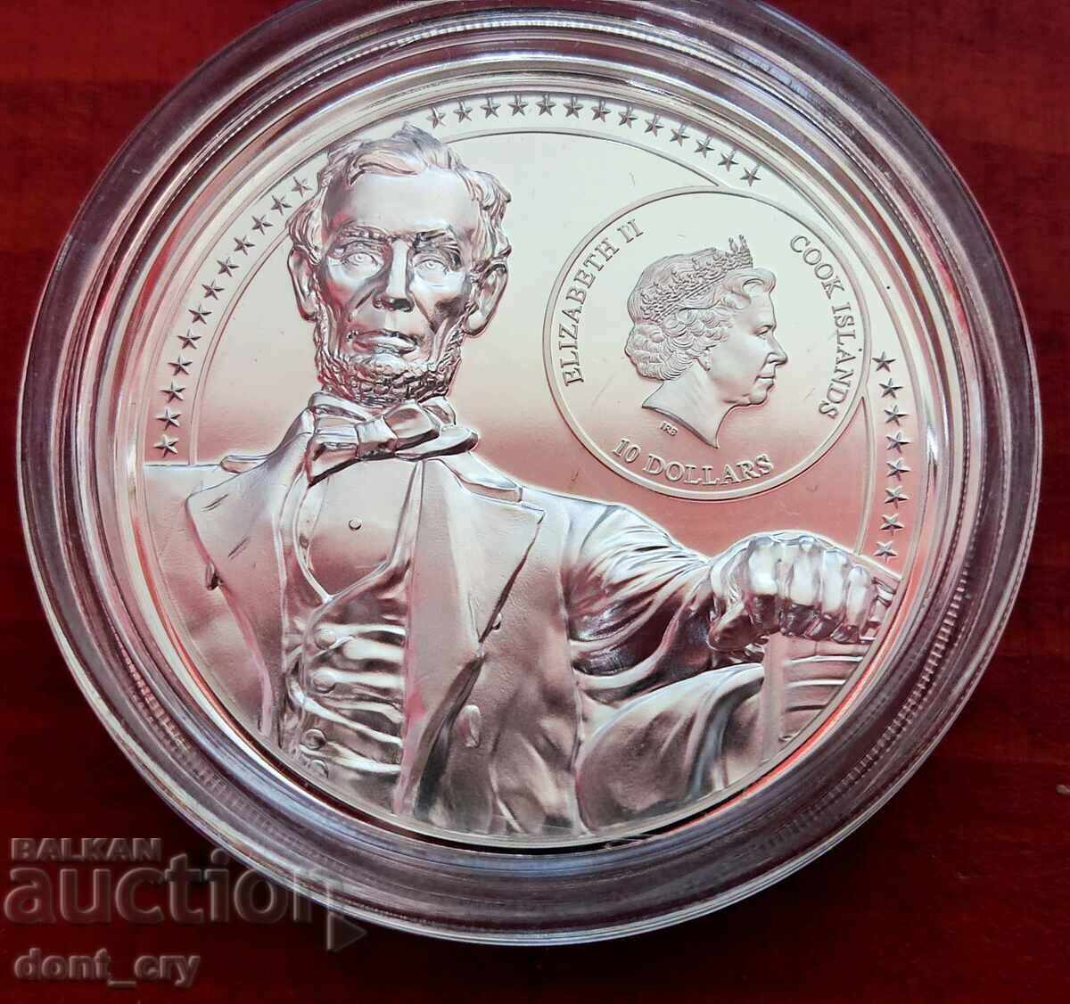 Delivery of Silver 2 oz Abraham Lincoln 2022