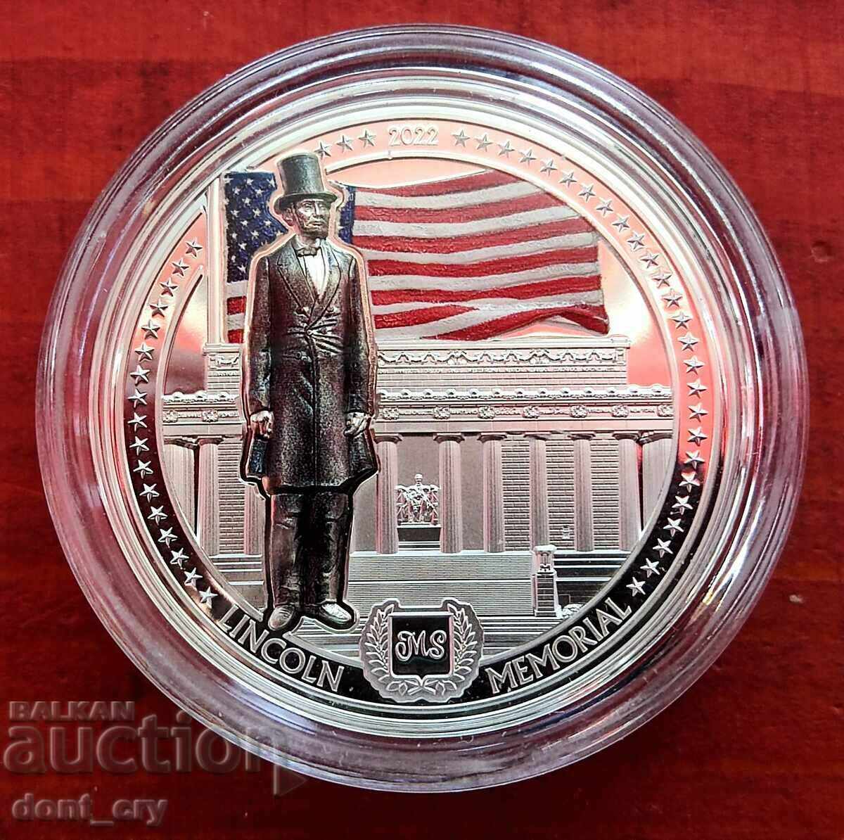 Silver 2 oz Abraham Lincoln 2022