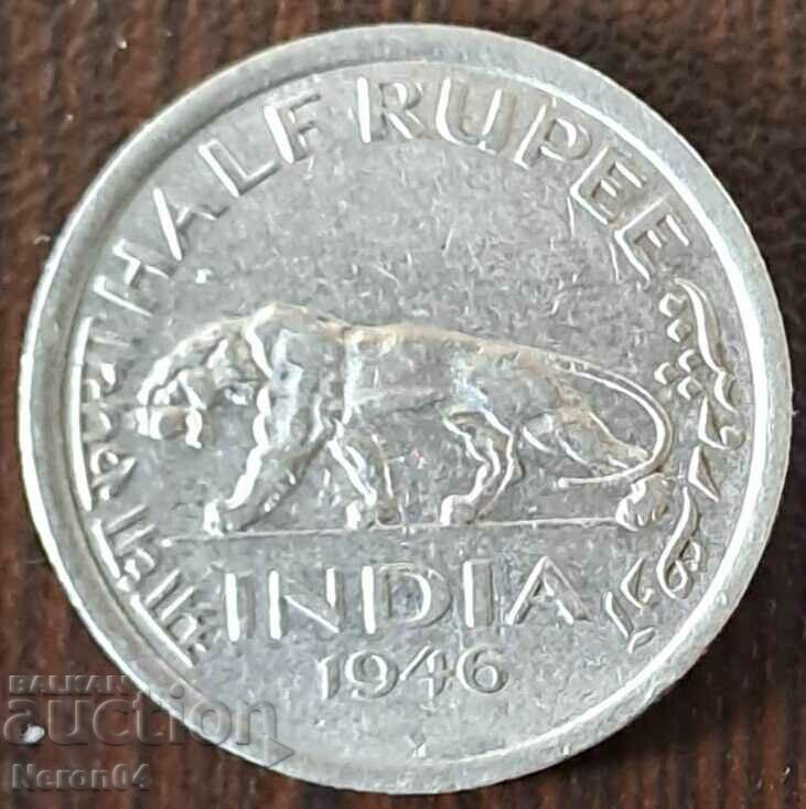 1/2 Rupee 1946, India