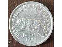 1/2 rupie 1946, India