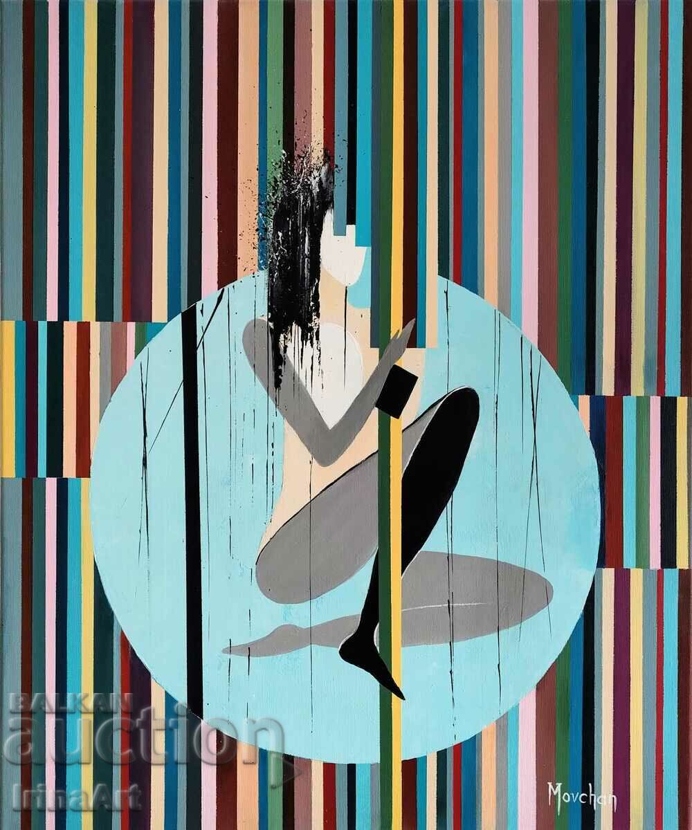 Născut în Matrix (II). Irina Movchan, 60x50 cm