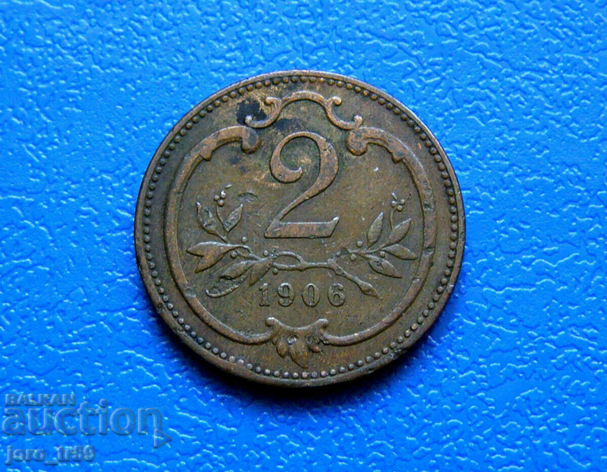 Austria - 2 Heller - 1906 Austria - 2 Heller - 1906