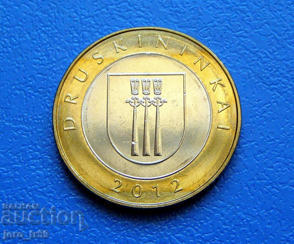 Литва 2 литас /Lithuania 2 Litas/ 2012 г.