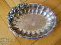 antique silver plated candy box
