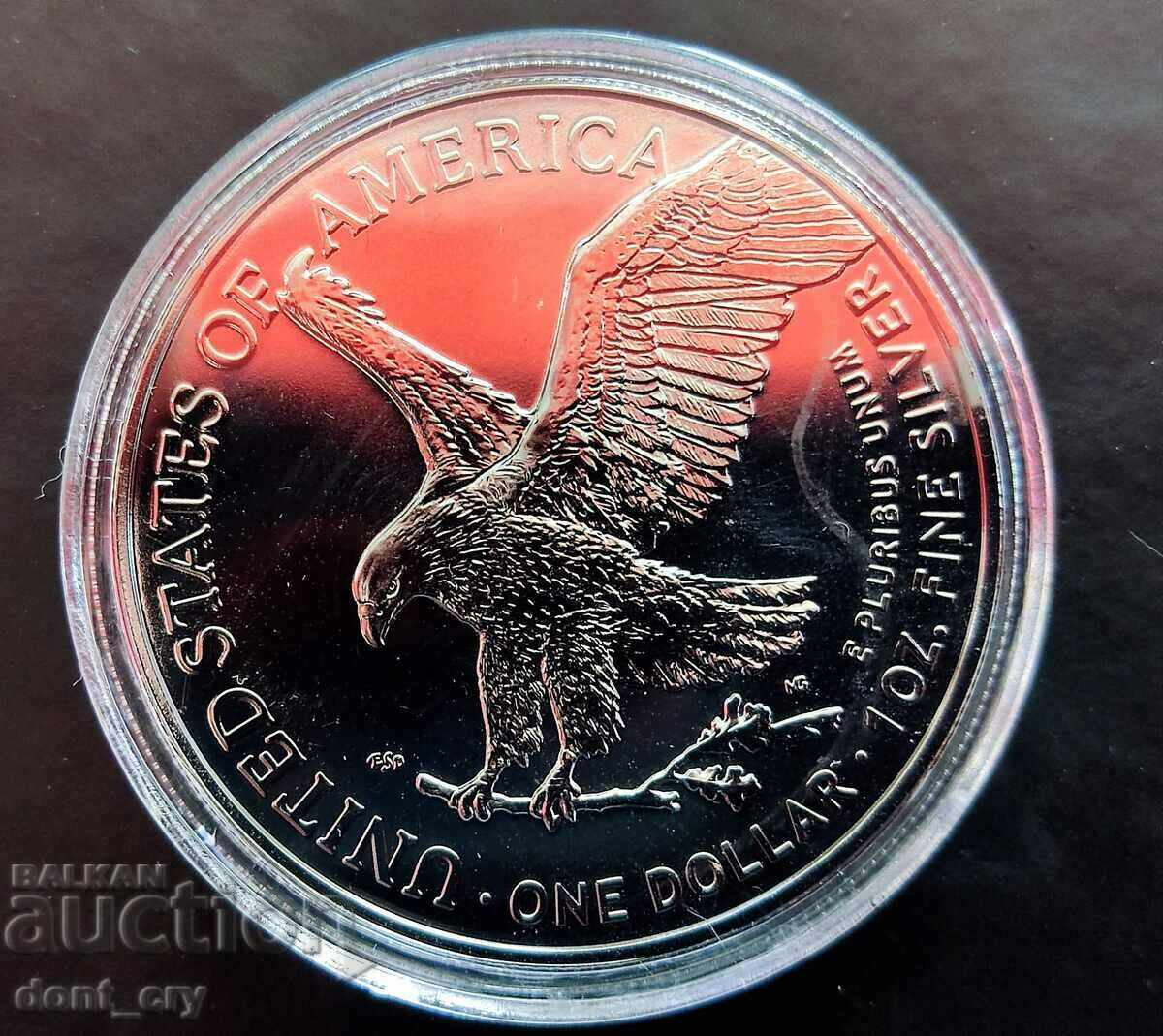 Silver 1 Oz Stop The War In Ukraine 2023 Silver Eagle with price 220.00 BGN | € 112.48 Silver 1 Oz Stop The War In Ukraine 2023 Silver Eagle with price 220.00 BGN | € 112.48