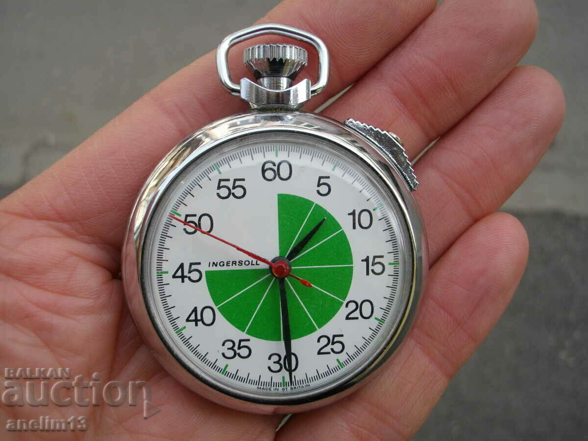 COLLECTOR'S POCKET WATCH CHRONOMETER INGERSOLL