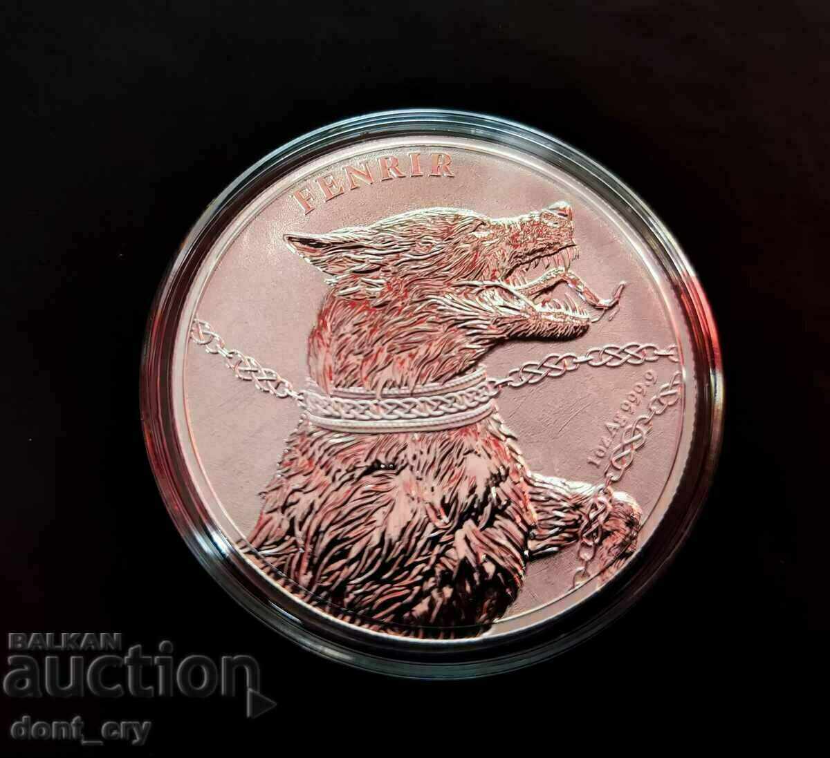 Silver 1 oz Fenrir Beasts of Germany 2022 Germania mint - 7