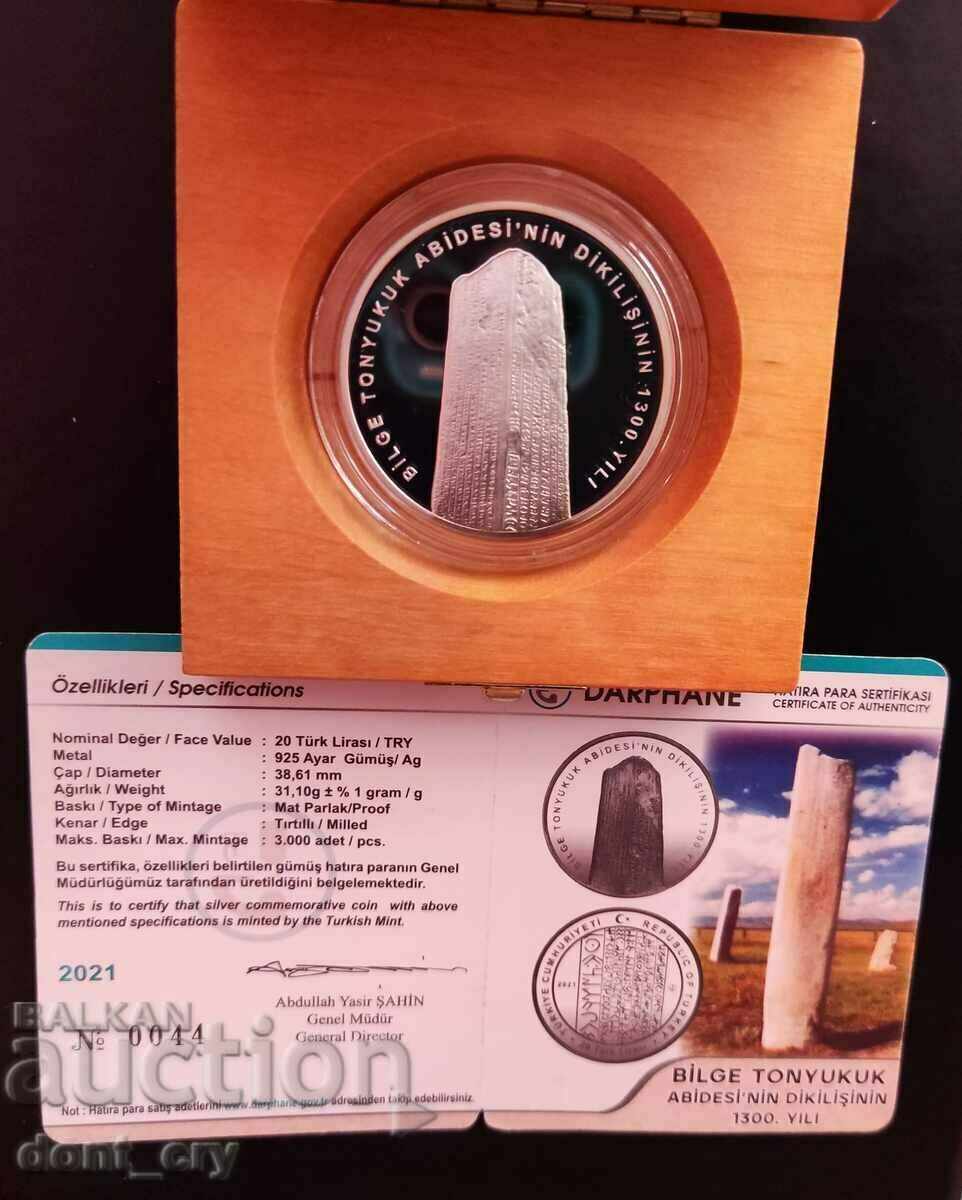 Silver 20 Lira Commemorative 2021 Turkey