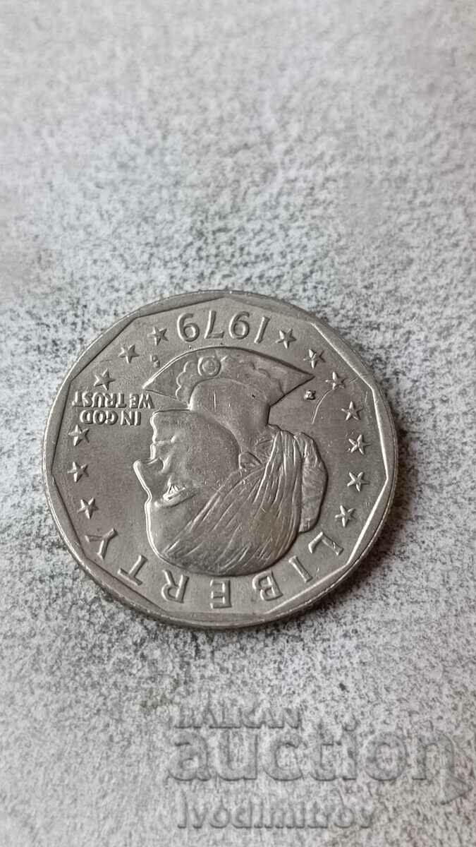 USA 1 Dollar 1979 P Susan B. Anthony Dollar with price 3.45 BGN | € 1.76 USA 1 Dollar 1979 P Susan B. Anthony Dollar with price 3.45 BGN | € 1.76