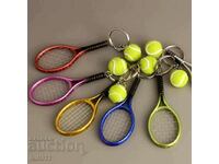 Keychain Tennis racket, tennis ball /c