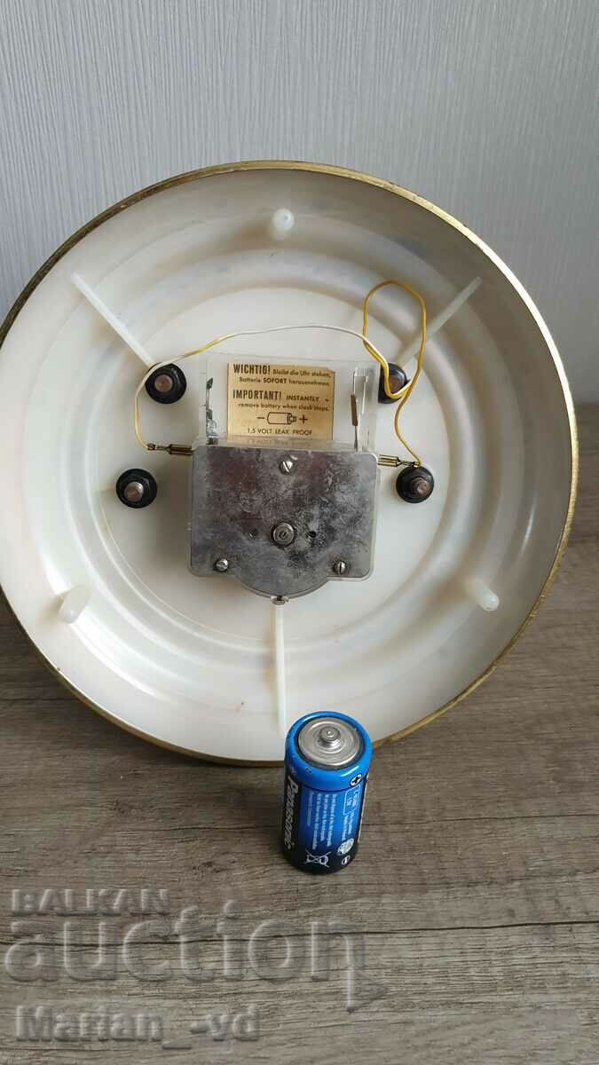 Large German Quartz Table Clock with Schatz Flask - 7 Large German Quartz Table Clock with Schatz Flask - 7