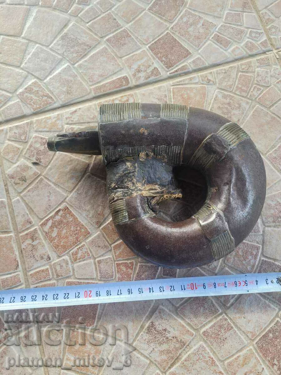 Rifle, flintlock, evzi, shears, boiler, powder keg with price 350.00 BGN | € 178.95 Rifle, flintlock, evzi, shears, boiler, powder keg with price 350.00 BGN | € 178.95