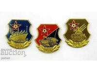 Military Badges-Hungarian People's Army-Lot of 3 Badges