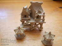 house with gazebos - China (miniature)