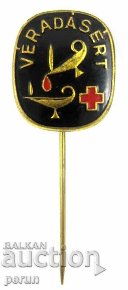 Auction Hungarian Red Cross-Blood Donor-Email-Old Badge Auction Hungarian Red Cross-Blood Donor-Email-Old Badge
