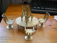 bronze arabic kitchen set - (miniature)