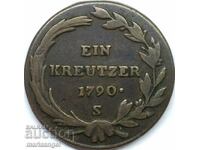 1 Kreuzer 1790 S - Schmolnitz Joseph II Αυστρία