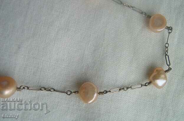 Delivery of Pearl and silver necklace necklace, Germany Delivery of Pearl and silver necklace necklace, Germany