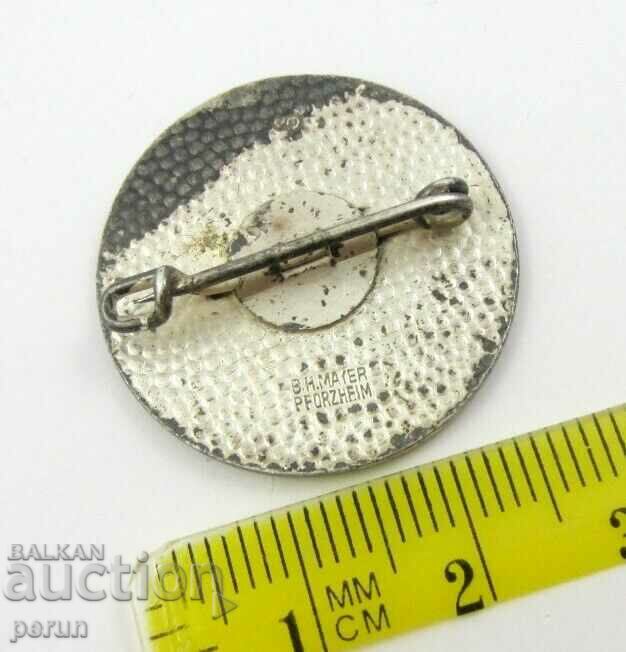 Auction International Refrigeration Congress Munich 1963-Rare Badge-Enamel Auction International Refrigeration Congress Munich 1963-Rare Badge-Enamel