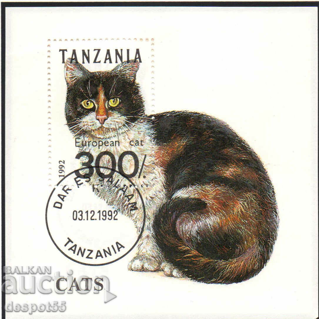 1992. Tanzania. Cats + Block. with price 4.30 BGN | € 2.20 1992. Tanzania. Cats + Block. with price 4.30 BGN | € 2.20