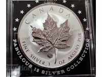 Argint 1 oz Canadian Maple Leaf 2008 Mark F12