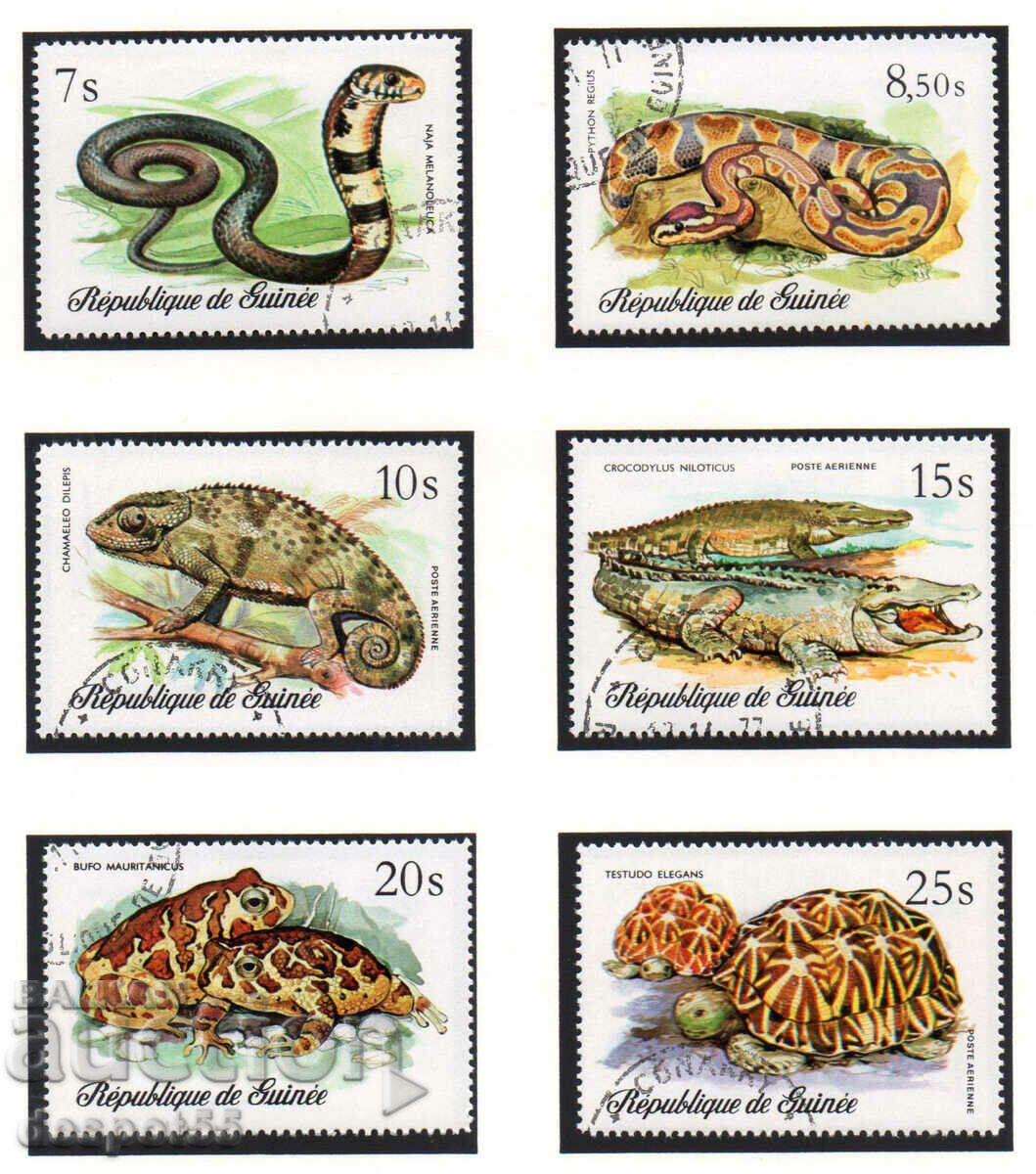 1977. Guinea. Reptiles.